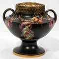 070452 ENGLISH JAPANESE INFLUENCED PORCELAIN URN C 1
