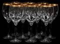 110466 CRYSTAL STEMWARE WATER GOBLETS H 9