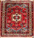 102441 HAMADAN WOOL PERSIAN MAT C 19501970 2 8