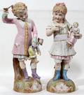 091572 GERMAN BISQUE FIGURES C 1880 PAIR