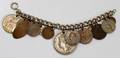 082447 COIN CHARM BRACELET