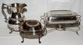 081475 SILVERPLATE CASSEROLES  PITCHER