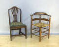 George IV yewood dining chair