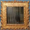 080451 CARVED GILT WOOD MIRROR H 23 12 L 22