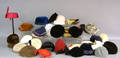 Ladies hats of assorted style and fabrics to include velvet