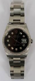 112038 ROLEX OYSTER DATEJUST 18KT WGOLD WRISTWATCH