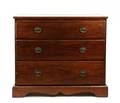 American Mahogany  Yellow Pine Chest of Drawers