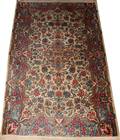 110043 PERSIAN KERMAN HAND MADE WOOL RUG 54 X 34