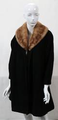 110064 CASHMERE  MINK COAT L 39 APPROXIMATELY