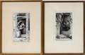 101016 JAMES MCNEILL WHISTLER ETCHINGS TWO 6 X 3