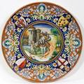 101022 ITALIAN MAJOLICA CHARGER DIA 20