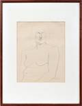 092031 MILTON AVERY AMERICAN PENCIL DRAWING