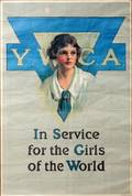 090020 POST WWI YWCA RECRUITMENT POSTER 1919 30 X