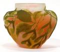 081013 GALLE CAMEO GLASS BUD VASE C 1925 H 2 12