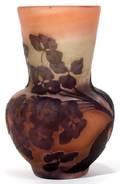 081011 GALLE CAMEO GLASS VASE C 1910 H 5 12