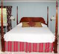 081028 MAHOGANY FOURPOSTER BED W 72 X 80