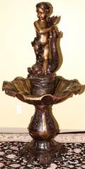 072046 BRONZE FIGURAL FOUNTAIN H 81 L 40