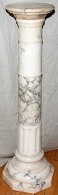 071012 MARBLE PEDESTAL C 1900 H 46