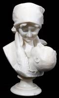 062016 EMILLO FIASCHI CARRERA MARBLE BUST