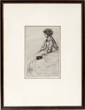 062057 JAMES ABBOTT M WHISTLER ETCHING  DRYPOINT