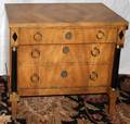 021071 BAKER FURNITURE CO MAHOGANY CHEST H 32 W 33