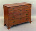 Chippendale cherry chest of drawers