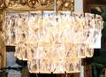121160 CRYSTAL TIERED CHANDELIER H 14 DIA 22