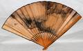 031161 CHINESE HANDPAINTED PAPER FAN