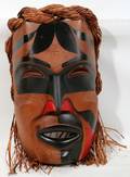 021143 NORTHWEST COAST WOOD MASK BY FRANCIS HARK