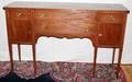 020074 SHERATON STYLE INLAID MAHOGANY SIDEBOARD H 40