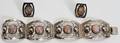011172 MEXICAN TAXCO STERLING BRACELET  EARRINGS
