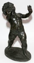 EUROPEAN BRONZE SCULPTURE H 24 W 14 D 10
