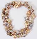 122075 BAROQUE IRIDESCENCE COLORED PEARL NECKLACE
