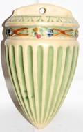 031194 ROSEVILLE CORINTHIAN POTTERY WALL POCKET H 8