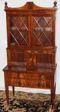 021174 FEDERAL STYLE MAHOGANY SECRETARY DESK H 77