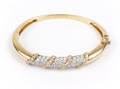 18k Yellow Gold  Diamond Hinge Bracelet