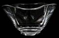 STEUBEN GLASS TREFOIL BOWL H 3 W 6
