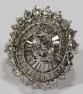 PLATINUM  DIAMOND RING