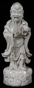 CHINESE BLANC DE CHINE PORCELAIN OF ELDER