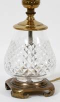 011192 WATERFORD CRYSTAL BOUDOIR LAMP H 8