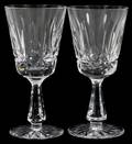 010070 WATERFORD PATTERN CRYSTAL CLARET WINE GLASSES