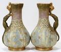 122086 TEPLITZ PORCELAIN EWERS PAIR