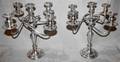 030117 FISHER STERLING SILVER CONVERTIBLE CANDELABRA