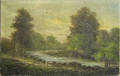 Oil on canvas landscape