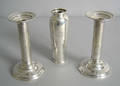 Pair of Baltimore weighted silver candlesticks by Jenkins  Jenkins