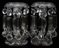 WATERFORD CRYSTAL CANDLESTICKS 19TH C PAIR