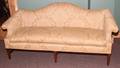 010095 MAHOGANY CAMEL BACK SOFA L 86