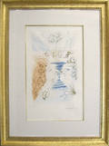 Two Salvador Dali pencil signed lithographs