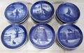 020194 ROYAL COPENHAGEN PORCELAIN CHRISTMAS PLATES