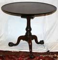 012189 STICKLEY WILLIAMSBURG MAHOGANY TILTTOP TABLE
